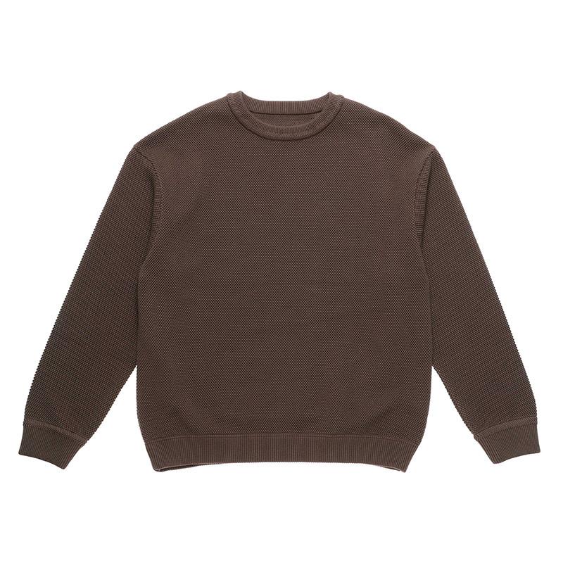 クレプスキュール crepuscule Moss stitch L/S sweat - 2003-001 
