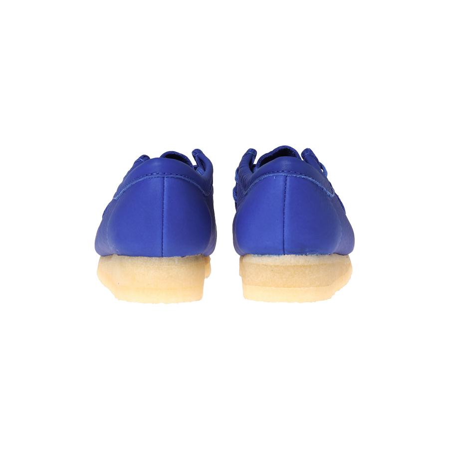 クラークス ワラビー ブライトブルーレザー Clarks Wallabee. Bright 