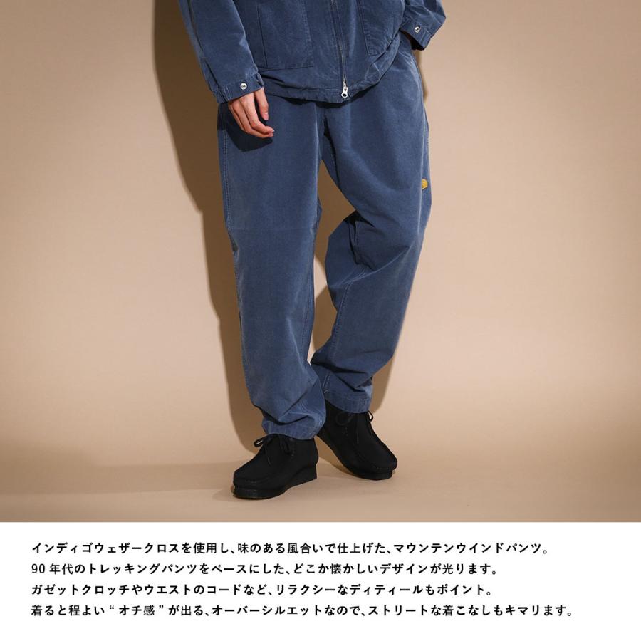ノースフェイスパープルレーベル インディゴマウンテンウィンドパンツ