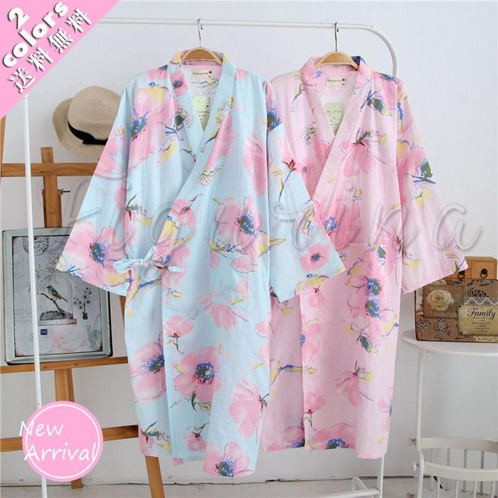 夏新作 パジャマ レディース ネグリジェ ガウン ゆかた 花柄 可愛い 着物 和風 和服雰囲気 ナイトウエア ルームウエア 前開き 部屋着 おしゃれ 送料無料 01fpgm142 Figurina 通販 Yahoo ショッピング