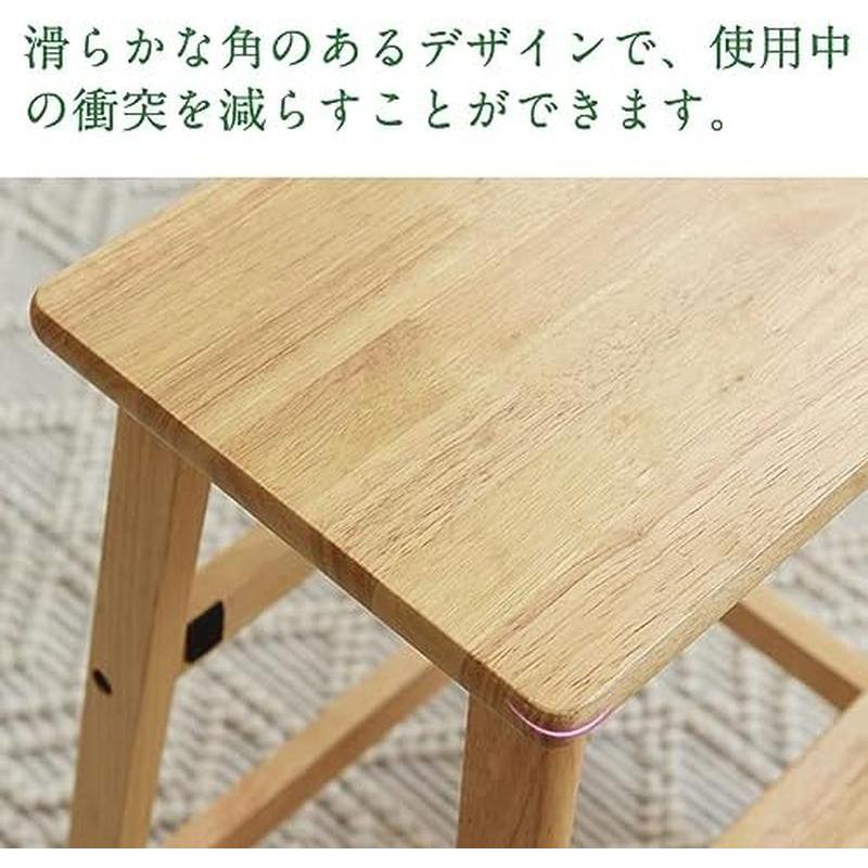 脚立 踏み台 折りたたみ式はしご スツール 椅子 ステップチェア 木製 2