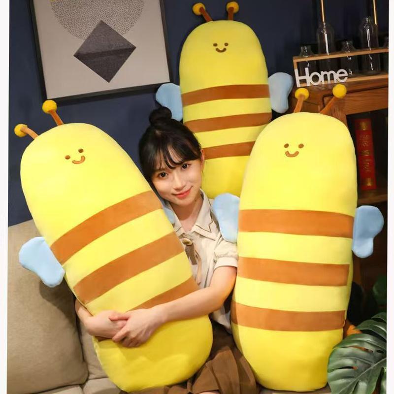 ミツバチ 抱きまくら 縫いぐるみ 癒しい 動物 ふわふわぬいぐるみ 本物