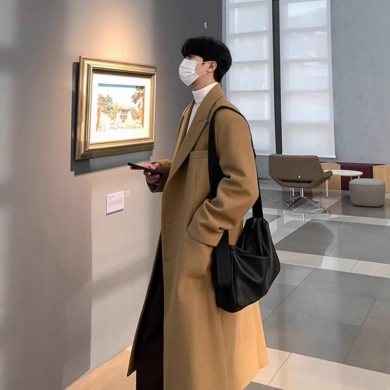 チェスターコート メンズ ロングコート ビジネスコート マキシ丈 冬服