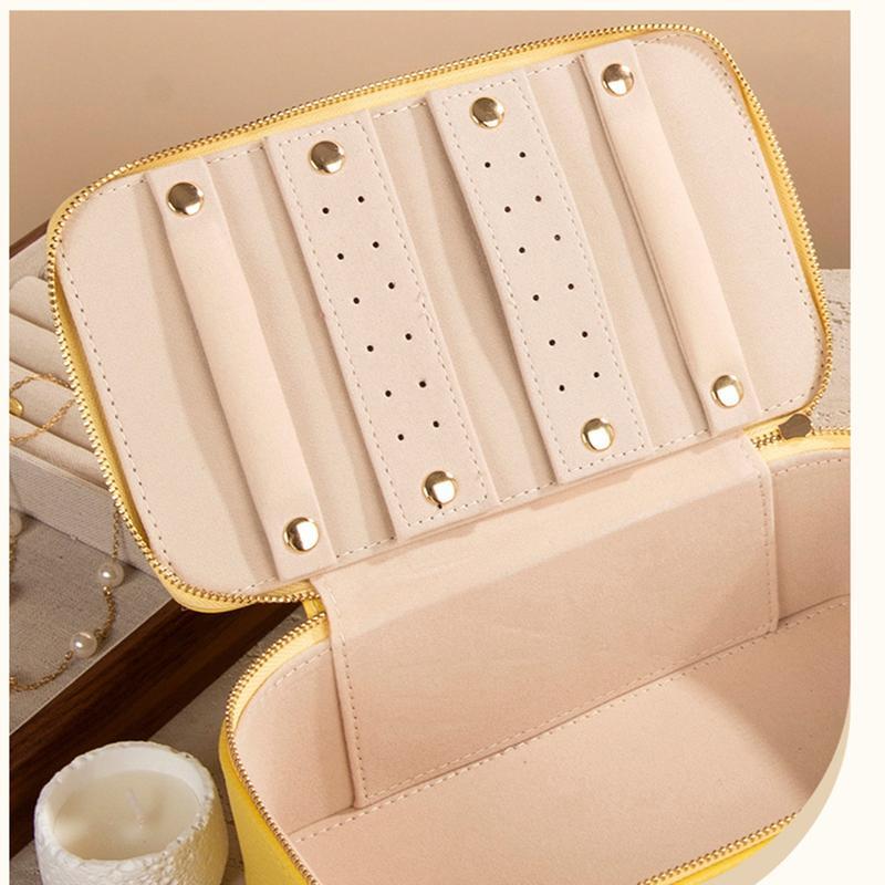 ジュエリーボックス アクセサリーケース たっぷり収納 宝石箱 レザー