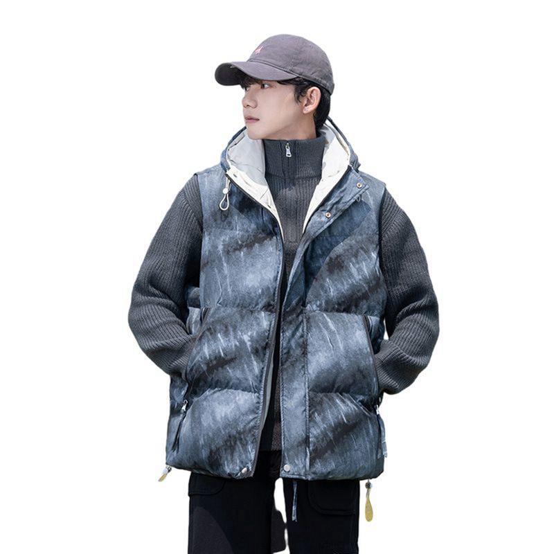 ダウンベスト 冬服 迷彩柄 M-8XL ウィンターベスト メンズ レディース