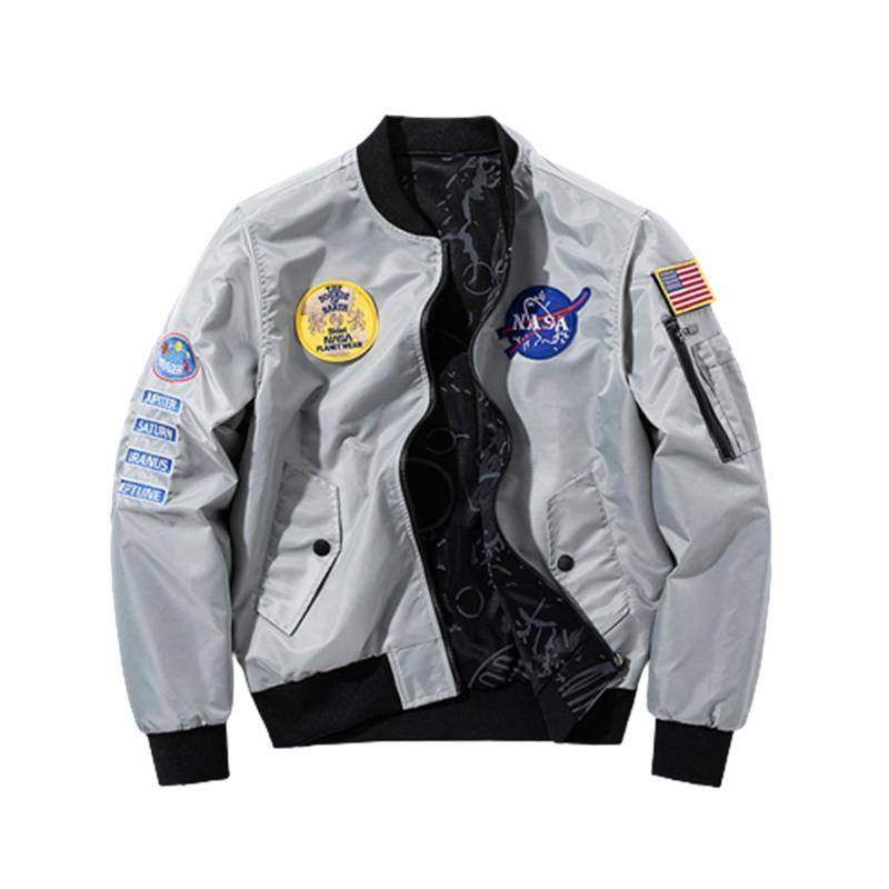 3L！ALPHA別注NASA✦ MA-1ジャケット100th記念リバーシブル 中古・古着通販】ALPHA (アルファ) ALPHA NASA 100th MISSION