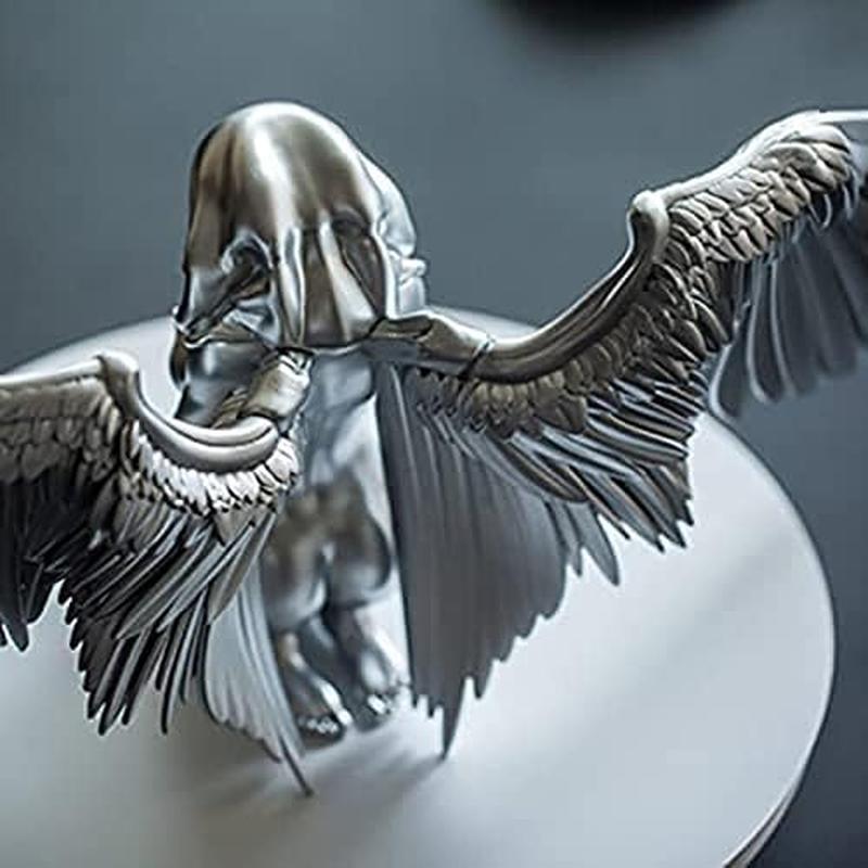 天使像レエンジェルフィギュア妖精の彫刻ホームパティオ置物