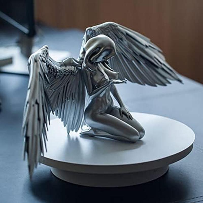天使像レエンジェルフィギュア妖精の彫刻ホームパティオ置物