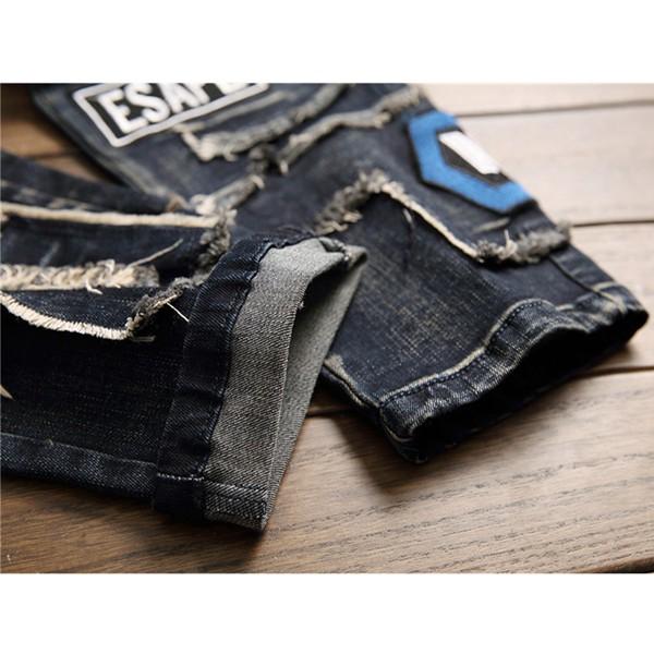 パッチワークダメージストレートデニム パッチワークジーンズ[D1687] - MUSHMANS ONLINE SHOP | アメカジ通販