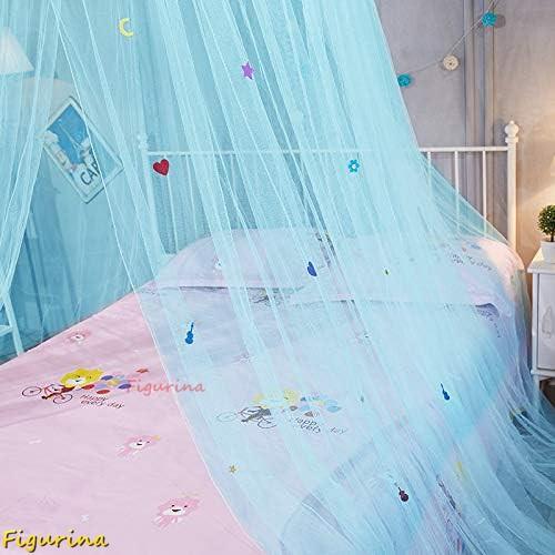 天蓋蚊帳 モスキートネット 着地式 吊り下げ 円形蚊帳 高級感 ベッド帳 お姫様 可愛い ベッド飾り カーテン 防虫防蚊 取り付け簡単 |  | 03