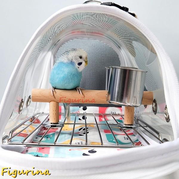 鳥 キャリーバッグ ペット用 おしゃれ 止まり木付き 通気 透明 鳥 キャリーバッグ ペット用 おしゃれ 止まり木付き 通気 透明