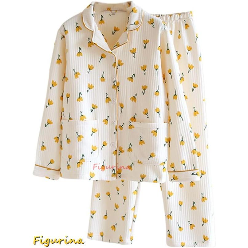 MINTON パジャマ 花柄 キルティング 上下セット 美品 MINTON パジャマ