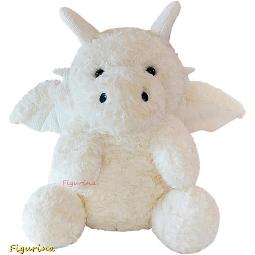  ドラゴン ぬいぐるみ ホワイト ぬいぐるみ 可愛いドラゴン 置物 抱き枕 動物 男の子 女の子 年寄りへ