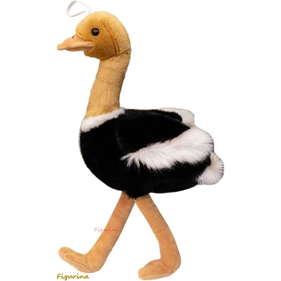 ダチョウ ぬいぐるみ 抱き枕 ふわふわ 駝鳥 クッション 癒し系