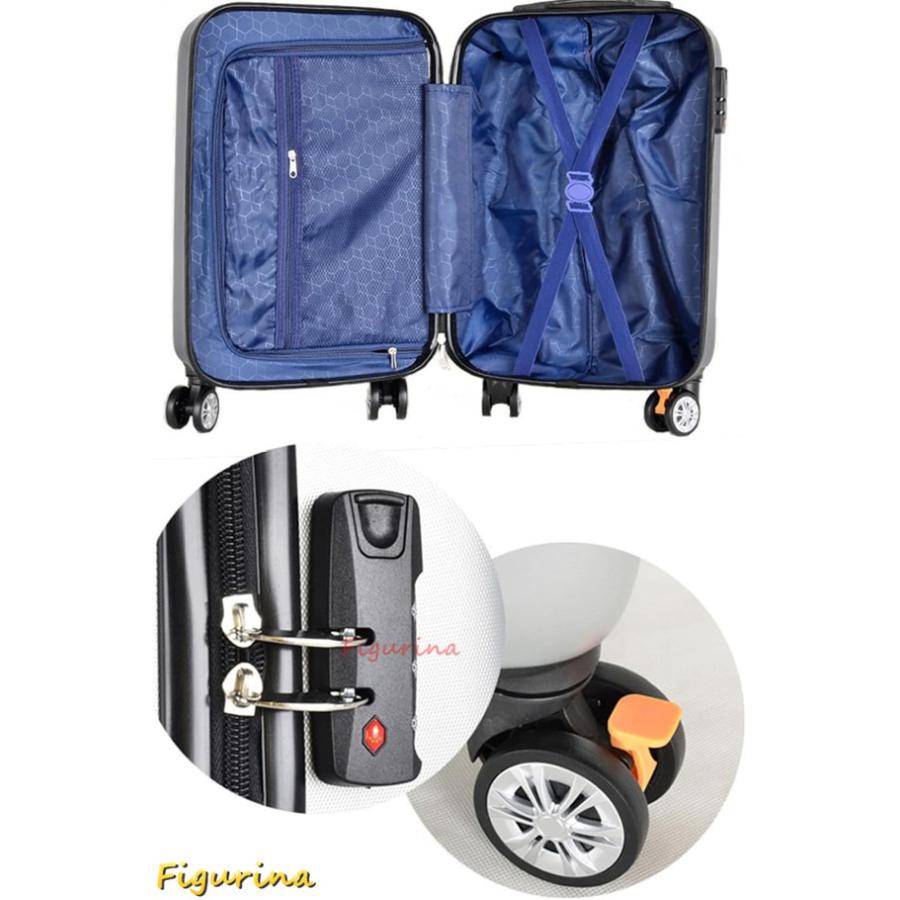 スーツケース キャリーケース 50L キャリーバッグ ファスナー式 超軽量