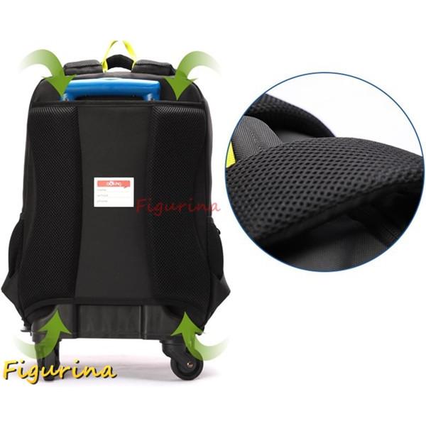 リュックキャリー 3way キャスターバッグ 16L キャリーバッグ 小型 2~3泊対応 4輪 撥水加工 トロリーバッグ メンズ 旅行の画像