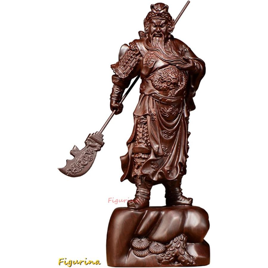 関羽の木彫り彫刻 特撮
