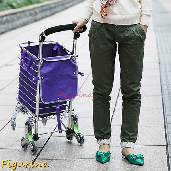 ショッピングカート 買い物カート 大容量 フレームタイプ 8輪 階段