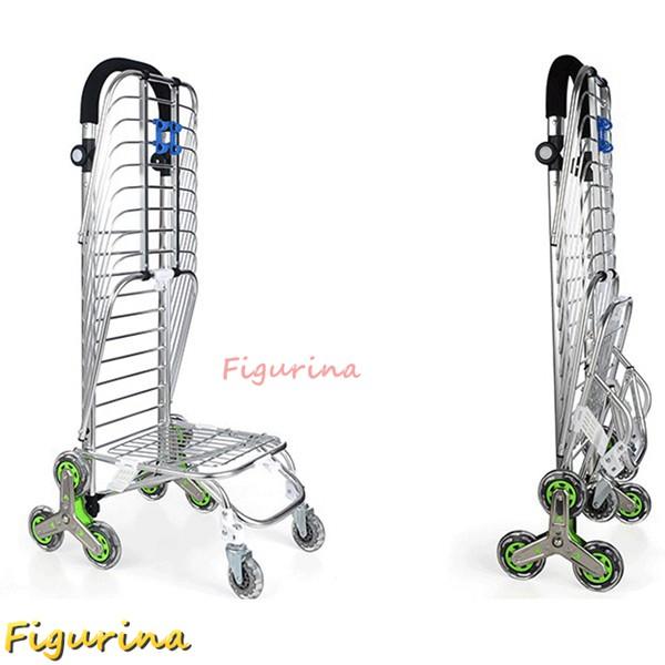 ショッピングカート 買い物カート 大容量 フレームタイプ 8輪 階段