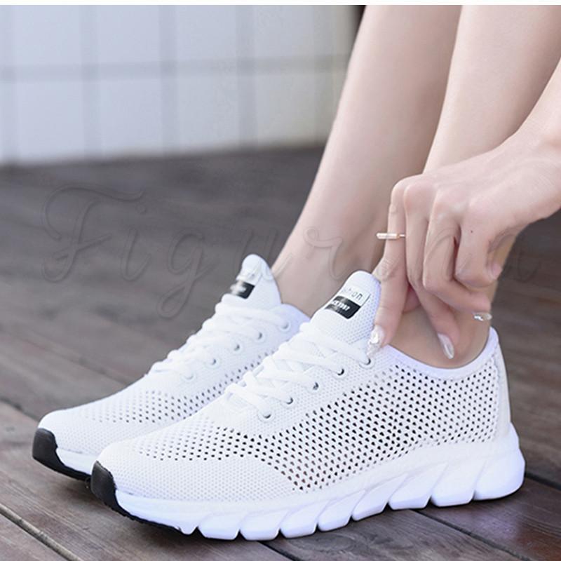 メッシュシューズ レディース スニーカー 無地 軽量 ウォーキング 通気性 カジュアル 疲れにくい 運動友 アウトドア 通勤 通学 きれいめ おしゃれ 送料無料 Fm21sh01 Figurina 通販 Yahoo ショッピング