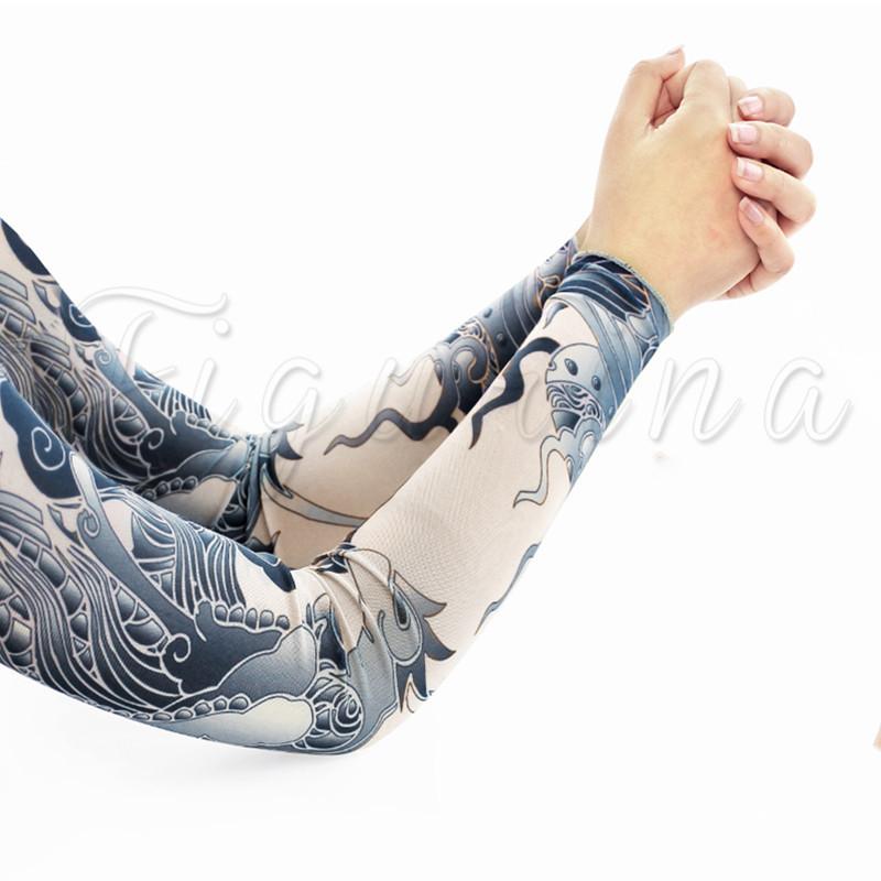 正式的 アームカバー メンズ Uv手袋 ロング丈 個性 入れ墨 刺青 紫外線対策 日焼け止め スポーツ 薄手 自転車 夏用 きれいめ おしゃれ 送料無料 Simbcity Net