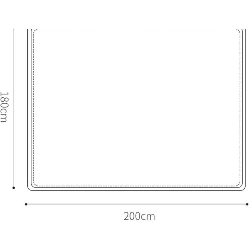 ベビーマット 200cm*180cm*1cm 極厚 赤ちゃん プレイマット 子供ゲームパッド 新生児折りたたみマット 防汚 防音 滑り止めの画像
