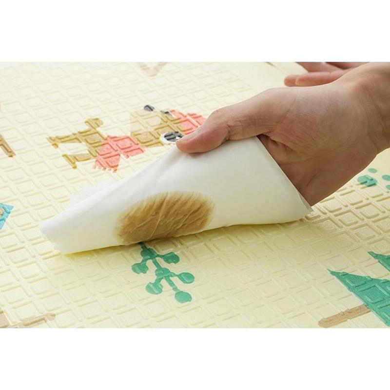 ベビープレイマット 防音防水 折りたたみ プレイマット 折りたたみ アニマル 動物 遊びカーペット 厚手 両面使用可能 無害 振動吸収 |  | 06