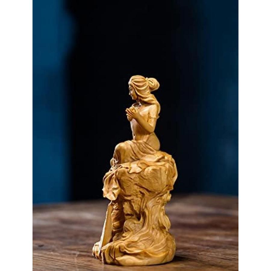 寿老人立像 七福神 #568 ◇白檀 木彫 仏像 寿老人立像 七福神 #568