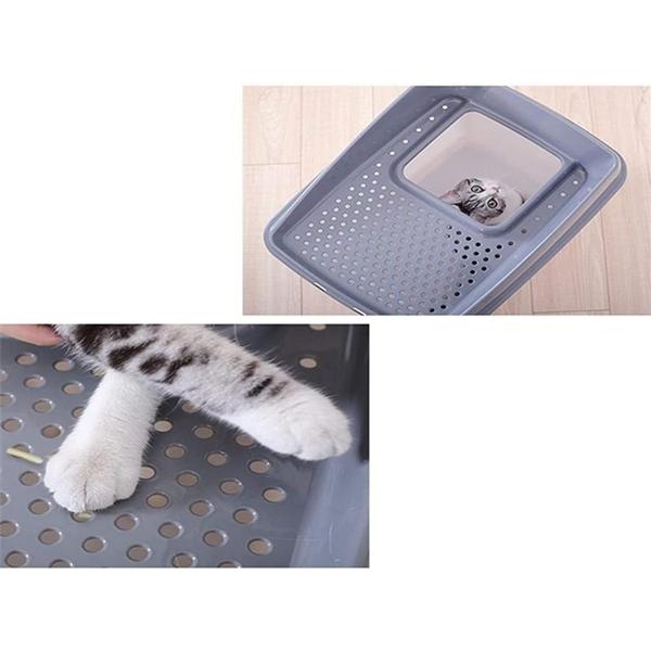 猫トイレ 深型 M38x28x44cm 高さ44cm 猫用トイレ本体 ドームタイプ