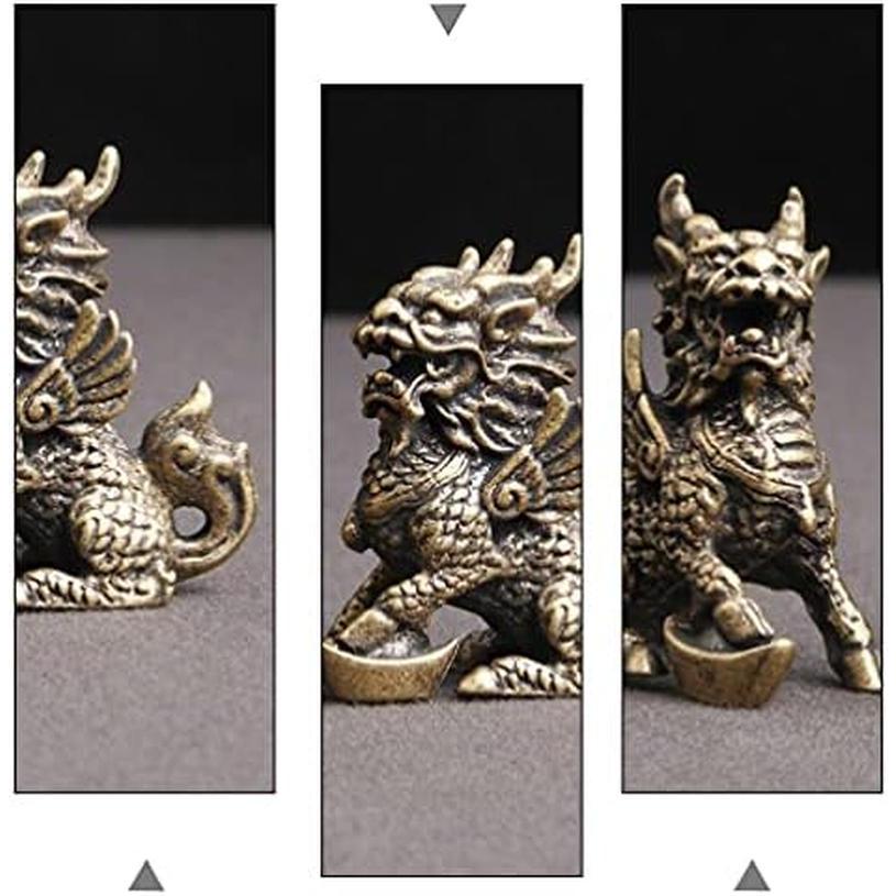 麒麟置物 風水 グッズ 運気アップ 魔除けお守り 縁起物 一対の 麒麟置物 風水 グッズ 運気アップ 魔除けお守り 縁起物 一対の