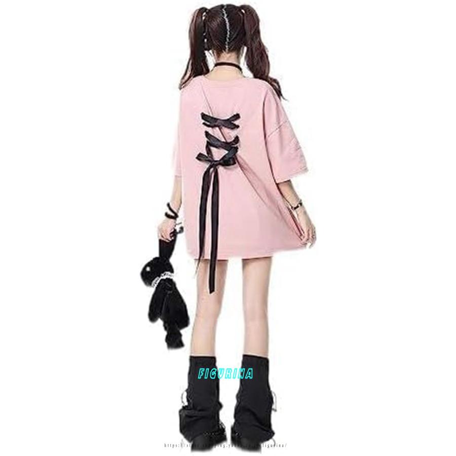 レディース トップス サブカル系 服 リボン 飾り 原宿系 サブカル地雷