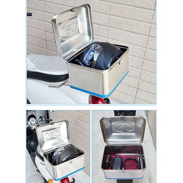 トップケース リアケース バイク用 ステンレス 金属製 大容量 トップケース リアケース バイク用 ステンレス 金属製 大容量