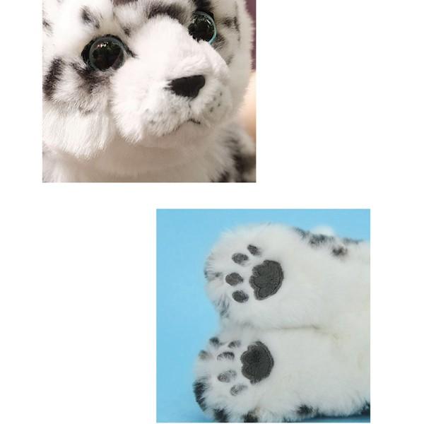 雪豹 動物スラップブレスレット リストバンド ユキヒョウ ぬいぐるみ 手首バングル かわいい 可愛い おもちゃ 萌え萌え ふわふわ 癒し系 ユキヒョウ ぬいぐるみ