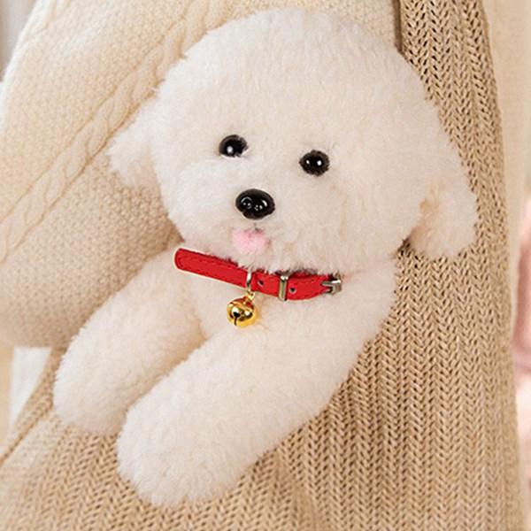 犬縫い包み 縫いぐるみ ビションフリーゼ リアル 本物そっくり 48cm
