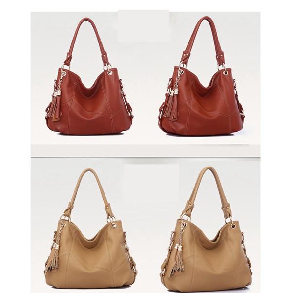 トートバッグ 大容量 レディース ショルダーバッグ 2way タッセル付き 手提げ a4サイズ tote bag 背面ポケット カバン |  | 12