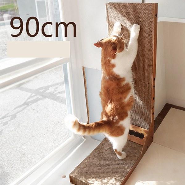 猫 爪とぎ 大型猫爪とぎ 爪研ぎ 猫ベット L字型壁立て 簡単組み立て 1