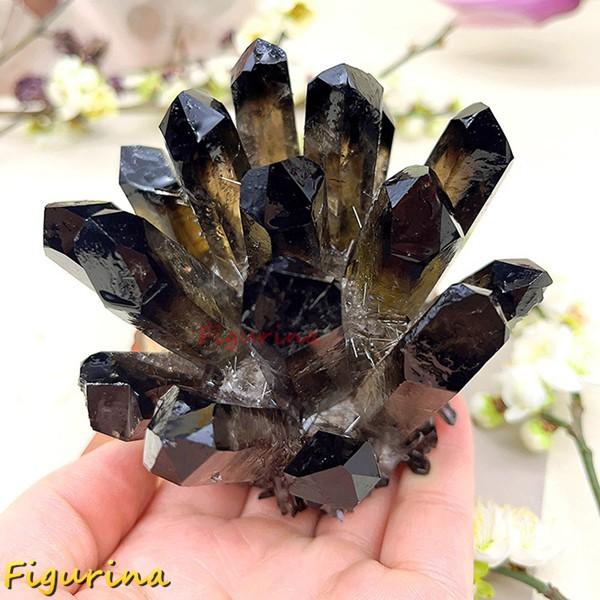 クリスタル 天然水晶 黒水晶 茶色水晶 天然石 六角柱 さざれ石 クリスタル 天然水晶 黒水晶 茶色水晶 天然石 六角柱 さざれ石