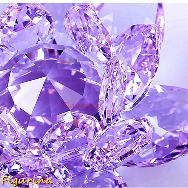 蓮の花 クリスタル ガラス 置物 ヒーリング インテリア ハス 蓮の花 クリスタル ガラス 置物 ヒーリング インテリア ハス