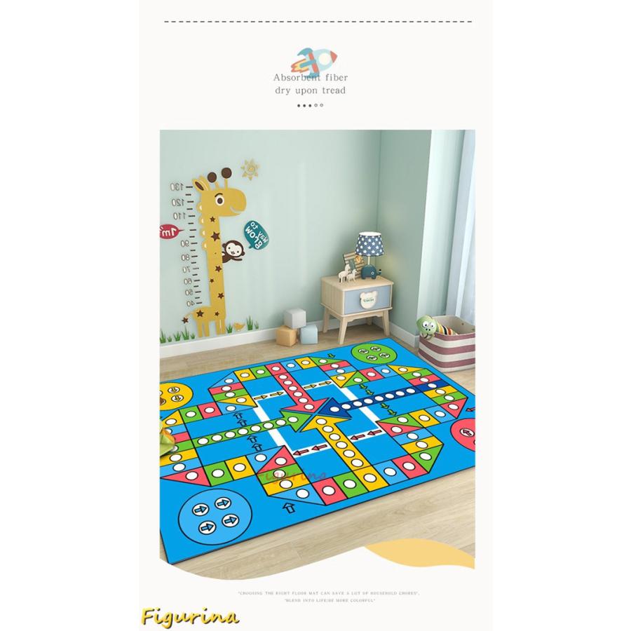 キッズマット ラグ 子供 カーペット プレイマット 道路 数字 英 キッズマット ラグ 子供 カーペット プレイマット 道路 数字 英