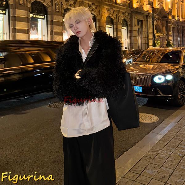 冬服 ファージャケット メンズ ジッパー ファーコート カッコイイ 秋冬着 フェイクファーコート ボアコート アウター 長袖コート コート
