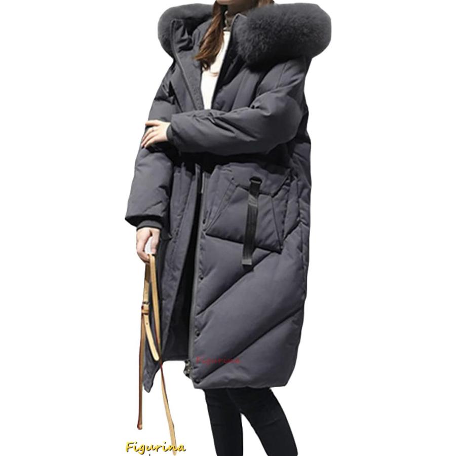 ダウンコート レディース ロング コート アウター マキシ丈 ハイネック