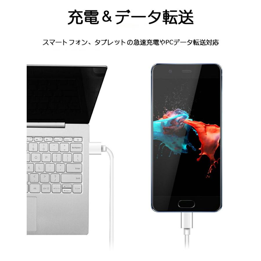 Type-C充電ケーブル typec USBケーブル タイプC USBケーブル スマホケーブル type c ケーブル type c 充電ケーブル 6A出力 swich 急速充電 |  | 05