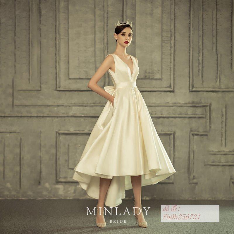 楽天1位 ウェディングドレス 二次会 花嫁 結婚式 披露宴 ミモレ丈ドレス 撮影 後撮りワンピース Vネック 可愛い 白 チュールスカート 前ミニ丈 ブライダル 白ワンピース Fb0b Captivation Shop 通販 Yahoo ショッピング 工場直送 Clinilab Net