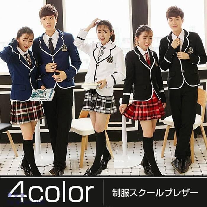 卒業式 スーツ 女の子 5点セット ブレザー学生服コスチューム 男子制服 ミニスカート 長袖ホワイト コス 女子高生 Www Energytribune Com
