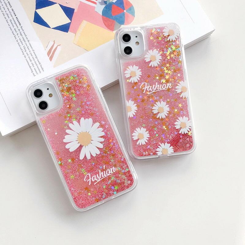 iPhone11 ケース グリッター シェイカーケース 流れる スパンコール