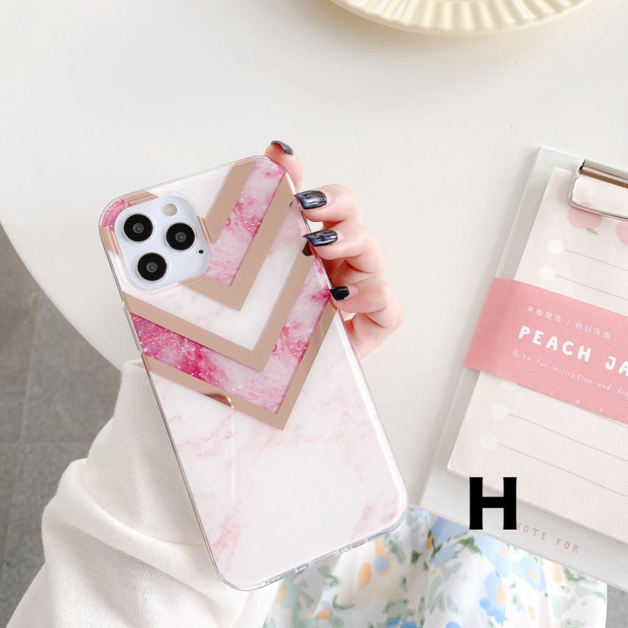 大理石 iPhone13 ケース iphone12 メッキ iphone11ケース iphone13