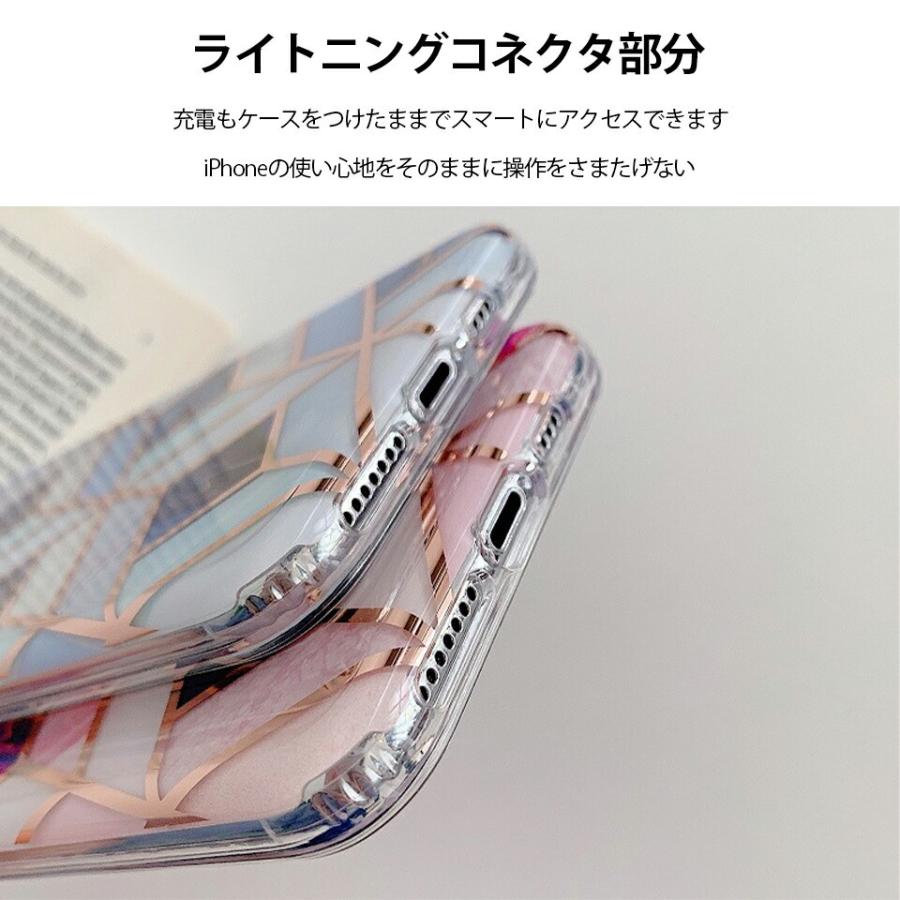 大理石 iPhone13 ケース iphone12 メッキ iphone11ケース iphone13
