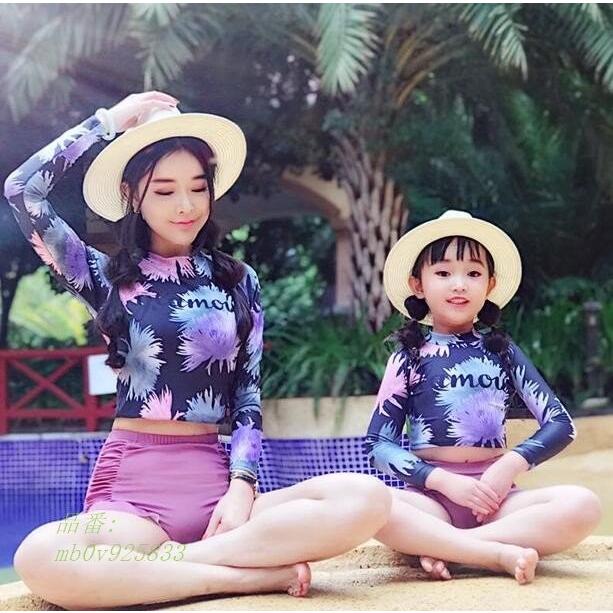 韓国ファッション 母 水着 リゾート 娘 ビーチ 海 女の子 キッズ 水遊び 水泳 親子愛 ペアルック レデイース プール スポーツ 温泉 シンプル Sagaretxe Net