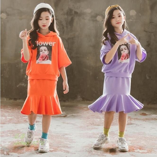 子供服 おしゃれ ジャージ ジュニア カジュアル 2色 セットアップ スカートセット フード付き 女の子 スウェット キッズ Www Unipymes Com