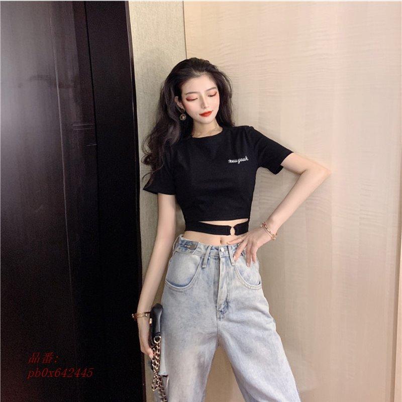 Tシャツ レディース 半袖 へそ出し ショート丈 原宿系 セクシー 韓国ファッション ショートタンクトップ 夏 タイト ゆるい トップス ストリート Pb0x Captivation Shop 通販 Yahoo ショッピング